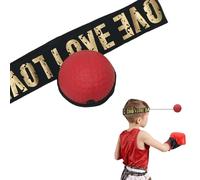 Zunishaone Diadema de Pelota de Boxeo, Juego de Entrenamiento de Reflejos, Equipo de Entrenamiento para niños, Pelota de Boxeo Segura con Correa Ajustable, Pelotas para Gimnasio, Oficina, hogar