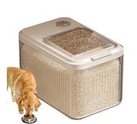 Zunishaone Dog Food Storage Container - PP Airtight Sealed Design with Treat Dispenser | Fresh Food Keeper Suitable Puppies Small Pets Kitchen Pantry Garage Barn Home Use