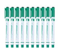 Zunishaone Dry Erase Markers - 10 Piece 0.5mm Fine Tip Whiteboard Pen Set with Built In Eraser, Smooth Writing Supplies for Teacher Classroom Calendar Preschool Kindergarten Drawing