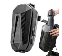 Zunishaone Electric Scooter Bag - 13x31x10.5 cm PU EVA Waterproof 4L Capacity Design, Handlebar Storage Pouch | Cycling Accessory Ideal Mountain Dirtbike Commuting Travel Urban Camping Use