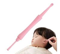 Zunishaone Eliminador de cerumen de doble cabeza | Limpiador de oídos para niños pequeños - Herramienta de limpieza de oídos para niños y adultos, tapones para eliminar