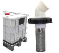 Zunishaone Filtro de agua de barril de lluvia, pantalla de filtro para manguera de jardín | Filtro de manguera de drenaje de agua de lluvia, conector de tapón de manguera de filtro de cubo de lluvia