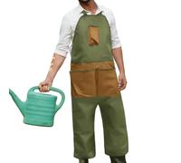 Zunishaone Garden Tool Smock - Heavy Duty Oxford Fabric, Rain Resistant Utility Apron, Multi Storage Design | Outdoor Plant Care Gear, Farming Pruning Chores Gift For Family