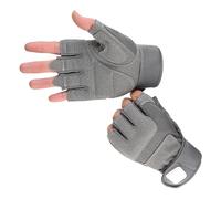 Zunishaone Guantes sin Dedos: Material de poliéster, Equipo de protección para Las muñecas, Manoplas con Agarre en | Perfectamente Ideal para Caza, Ciclismo y Escalada.