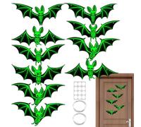 Zunishaone Halloween Bats | Glow in The Night Spooky Yard Hangable Props