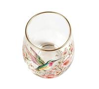 Zunishaone Hummingbird Glass Cup Multi-Functional Drinkware Beverage Holder