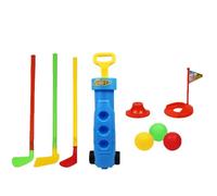 Zunishaone Juego de minigolf al Aire Libre para niños | Juego de Juguetes de Golf portátil para niños | Juguetes Deportivos al Aire Libre para pequeños para césped, jardín, Patio, Patio Trasero