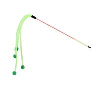 Zunishaone Juguete de Pluma de Gato - Campana Teaser Rod, Playtime Pet Toy | Divertido Interactivo, Barra de Ejercicio para animar Gatitos a través de la acción de Captura - Movimiento Diario