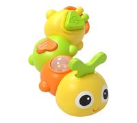 Zunishaone Kids Development Toy - 16 x 8 x 5.5 cm ABS Cartoon Caterpillar Rattle, Educational Sensory Tool | Interactive Play Companion, Perfect Birthday Shower Present for Boys Girls Fun Learning