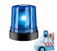 Zunishaone Luces de Advertencia para niños - 10,3x9,3x9,3cm ABS electrónico, de Incendio simulada Lucha contra Incendios, Fiesta de Disfraces, Juego de aplicación de la Ley, vehículo de em