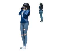Zunishaone Modelo de Figura del fotógrafo - Resina a Escala 1/64 2.6cm | Simulación Mantenera Muestra de Juguetes People de Calles coleccionables escenas de Diorama decoración de fotografía proye