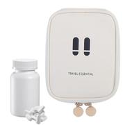 Zunishaone Neceser Pequeño,Estuche De Maquillaje Organizador | Bolsa De Almacenamiento Ligera con Múltiples Compartimentos, Accesorios De Viaje Que Ahorran Espacio para Camping