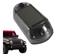 Zunishaone para marcadores de cabina: señal de emergencia de carga automática de pulgadas, alerta nocturna de precaución marina multicolor | Flota luminiscente de la carretera del vehículo del quita
