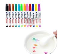 Zunishaone Pintura de agua mágica para niños | Bolígrafos flotantes con tinta mágica borrable para pizarra | Bolígrafos de agua Doodle, divertido dibujo flotante para juegos creativos y educativos
