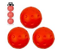 Zunishaone Práctica silenciosa Esferas de Pickleball - Diseño de Control de Vuelo Hueco, Conjunto de Entrenamiento de Rebote Interior | Estructura Duradera Respuesta de consistente, Modelo de