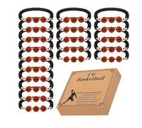 Zunishaone Pulsera de baloncesto, pulsera de baloncesto para la - Joyería deportiva de moda | Pulseras unisex ajustables con de baloncesto con tarjetas inspiradoras, riferimento alla