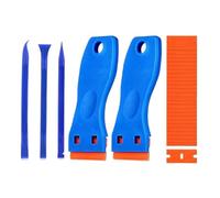 Zunishaone Rasqueta adhesiva, herramienta de raspado de hojas de precisión, accesorio de limpieza multifuncional resistente para paredes de cerámica