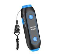 Zunishaone Silbato electrónico, alarma de seguridad recargable, soplador de árbitro fuerte, señal de mano, salida de sonido ajustable de triple , herramienta de supervivencia de alto volumen, luz