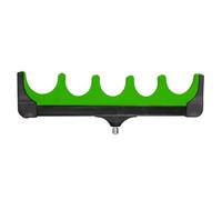 Zunishaone Soporte para caña de pescar, estante de varios tamaños, protección de espuma EVA, soporte de caña de 3 agujeros con soporte de poste de trípode, cabeza de suave, fácil instalación de