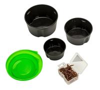 Zunishaone Soporte para señuelos para, 7,5 x 5,3 cm, de Polipropileno, Cajas pequeñas y Medianas, Almacenamiento en Pared de separación, Pesca al Aire Libre, Perca, Trucha, panfish