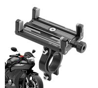 Zunishaone Soporte para teléfono para Bicicleta: aleación de Aluminio de 13x4x8,5 cm, Clip para Manillar de 4 Garras, Clip Giratorio de 360 teléfonos Inteligentes de 2,3 a 3,4 Pulgadas, Soporte