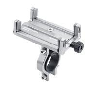 Zunishaone Soporte para teléfono para Bicicleta - Aleación de Aluminio de 13x4x8,5 cm, Clip para móvil, diseño de 4 Garras Montaje en Manillar de Bicicleta, Dispositivo de 2,3-3,4 Pulgadas, Base