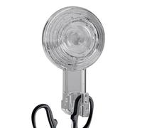 Zunishaone Suction Cup Towel Hook - PVC Suction Cup Hooks, Waterproof Removable Wall Hanger | 10 Lbs Capacity Strong Adhesion, Reusable Organizer for Kitchen Bathroom Window Glass Door