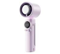 Zunishaone Ventilador personal - Potente ventilador de mano, ventilador de mano portátil de nebulización, ventilador de rendimiento silencioso, ventiladores personales con 4 vientos fuertes