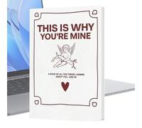 Zunishaone Workbook - 21x27cm Paper Reflective Writing Album, Emotional Bonding Notebook | Inspiring Thoughtful Layout With Personal Expression for Couples Men Women Partner Home Indoor