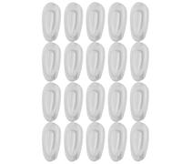 ZUNOXAZ 10 Pares Tapones de Silicona para Gafas Almohadillas Antideslizantes con Cámara de Aire Transparentes Forma de Gota de Agua para Reemplazo de Patillas de Gafas