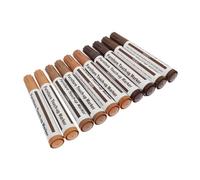 ZUNOXAZ 10 piezas Rotuladores Reparadores Muebles Bolígrafos Pintura para Rayones Madera Secado Rápido Alta Cobertura para Reparación y Renovación de Juntas Muebles