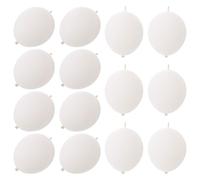 ZUNOXAZ 100 Unidades Globos de Látex Blancos para Decoración de Cumpleaños y Hogar, Conexión Rápida y Estilo Único, Ideales para Arreglos Multieventos