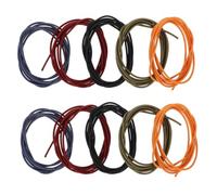 ZUNOXAZ 10piezas Bandas Elásticas Ajustables De Nailon Para Cuadernos y Agendas Sujetalibros Multifuncionales