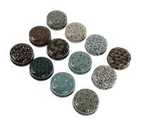 ZUNOXAZ 12 Latas de Hojalata Pequeñas para Hacer Velas Cajas Redondas de Almacenamiento Herméticas para Aromaterapia Mini Envases Metálicos Portátiles para Manualidades y Regalos