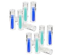 ZUNOXAZ 12 Piezas Palillo para Lentes de Contacto Rígidos con Punta Microcóncava de Silicona y Goma Flexible, Cómodo para Usuarios Sensibles, Incluye Estuche para Viaje y Oficina