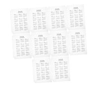 ZUNOXAZ 12 Piezas PP Frosted Calendar Dividers Detachable Monthly Planner Refills For Ring Binder Easy Adjust Loose Leaf Inserts For Notepad And Desk Organizer