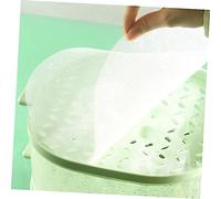 ZUNOXAZ 12 Piezas Tapete de Silicona para Vaporera de Cocina Reutilizable Diseño de Malla para Circulación de Vapor Resistente y Seguro para Microondas y Horneado