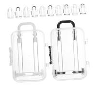 ZUNOXAZ 12piezas Cajas De Dulces Para Bodas Ruedas Mini Maletas De Obsequio De Viaje Cajas De Obsequio Para Pasteles y Postres Decoración De Fiesta Temática De Viajes