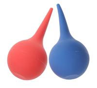 ZUNOXAZ 2 piezas Bolas de Goma para Limpieza de Oídos Unidades Herramienta Manual Portátil para Irrigación y Eliminación de Cerumen Adultos