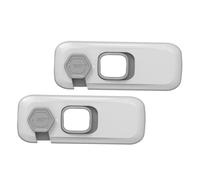 ZUNOXAZ 2 piezas Cerraduras de Seguridad para Bloqueos Pellizcos para Puertas y Fáciles de Instalar sin Daños para Armarios y Muebles del Hogar