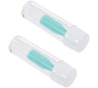 ZUNOXAZ 2 Piezas Rgp Lente Inserter y Removedor con Ventosa de Antideslizante Verdes para Lentes Duros Herramienta Portátil para Viaje y Uso Doméstico