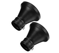 ZUNOXAZ 2 Piezas Tope Decorativo para Barra de Cortina de Acabado Diseño Elegante y Fácil Instalación de Unidades para Decoración de Ventanas Interiores