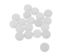 ZUNOXAZ 20 Piezas Inserts de Sonajero Seguro para Bebés Bolas Planas de Plástico para Juguetes Infantiles Repuestos para Ruiditos Accesorios DIY para Juguetes de Agitar