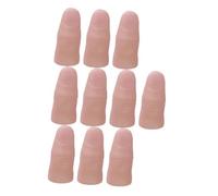 ZUNOXAZ 20piezas Puntas De Dedos Falsos De Vinilo para Trucos De Accesorios para Bromas y Espectáculos Escenario Grandes y Pequeños Juguetes De Dedos para Practicar