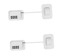 ZUNOXAZ 2juegos Cerraduras De Seguridad Con Código Para Niño Niña De Refrigerador Congelador y Ventanas Bloqueo Seguro Para Hogar Fácil Aplicación y Alta Adhesión