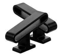 ZUNOXAZ 2piezas Ganchos para Cortinas De Aleación Negro Enrollador De Cordón para Persianas Ganchos para Cordón De Cortina Uso Dormitorio o Sala De Estar
