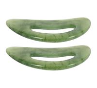 ZUNOXAZ 2piezas Herramienta de Masaje Guasha, Tabla de Resina para Masaje Corporal, Forma Ergonómica y Diseño Elegante, Adecuado, Cuello y Rutinas de Belleza Diaria