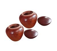 ZUNOXAZ 2piezas Urnas Pequeñas De Recuerdo Mini Urnas Cremación Portátiles Diseño De Madera De Flores Superficie Lisa y Almacenamiento Seguro y Uso Funerario