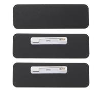 ZUNOXAZ 3 Insignias de Nombre DIY para Empleados y Estudiantes Etiquetas Impermeables Prácticas Tamaño Compacto y Ligero Paquete de 3 Unidades Uso en Oficina y Colegio