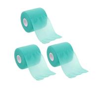 ZUNOXAZ 3 Piezas de elástica deportiva cinta deportiva atlética cinta de espuma envoltura atlética elástica pre-envoltura esponja Verde